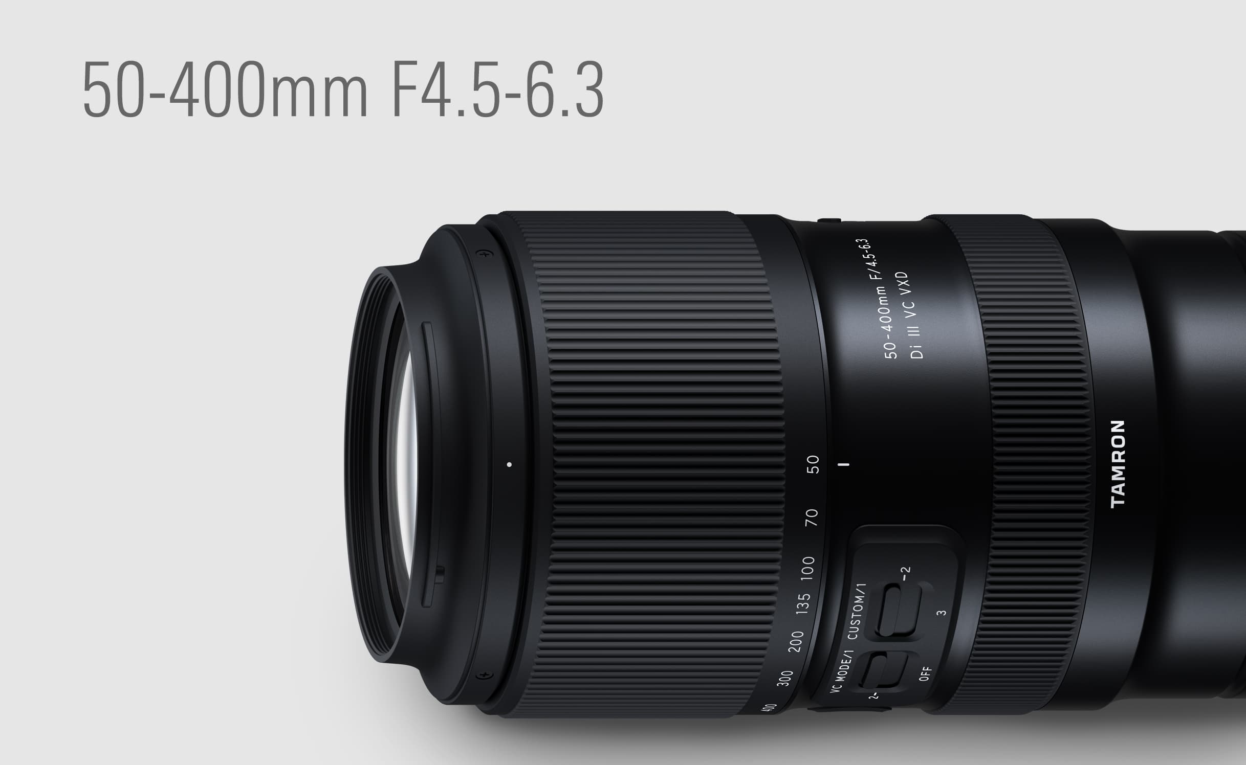 Megkezdődött a Tamron 50-400mm F/4.5-6.3 Di III VC VXD fejlesztése