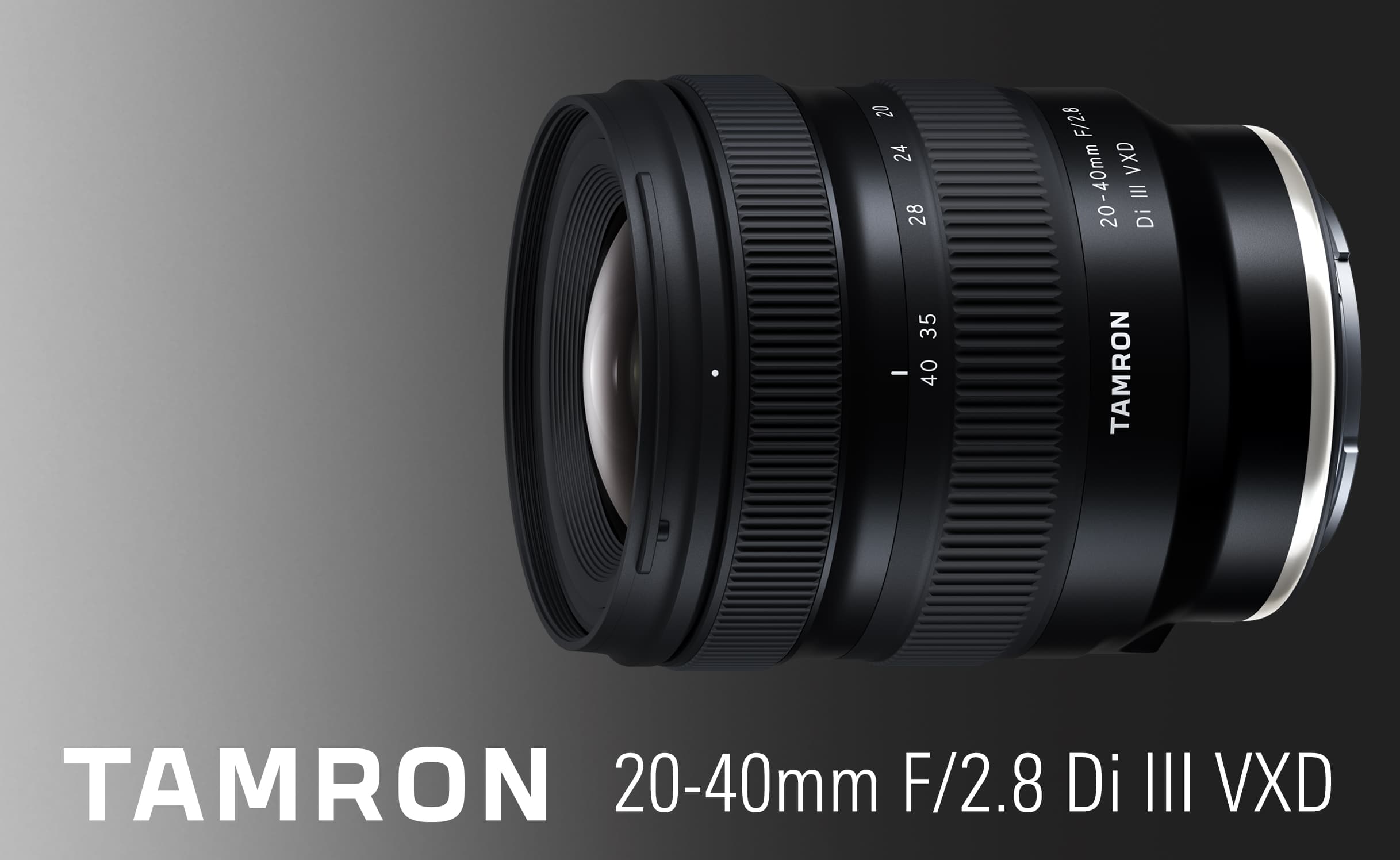 A TAMRON bejelentette a kategóriájában legújabb és egyedülállóbb, standard zoomját a 20-40mm F2.8 Di III VXD!